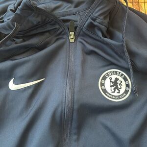 Nike Blue Chelsea Hooded Zip Jacket
